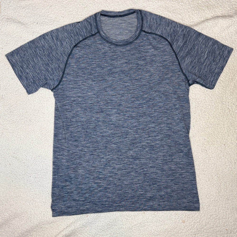 Lululemon Blue Athletic T-Shirt: Size Large